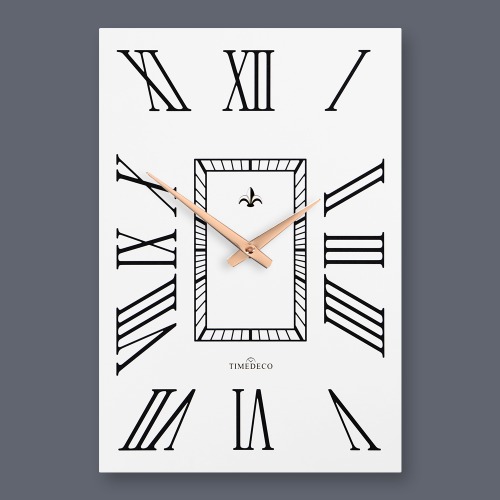 화이트 로마 벽시계 (White ROME Clock)