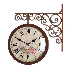 Classic Double Clock Flower5(BR)