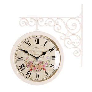 Classic Double Clock Flower5(IV)