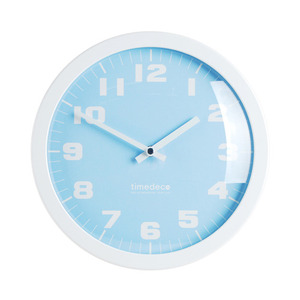 Round Clock Blue(WH)