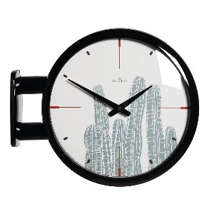 Morden Double Clock Cactus(BK)