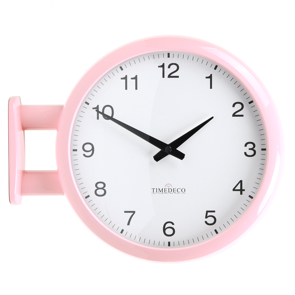 Morden Double Clock A5(Baby Pink)