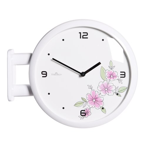 Morden Double Clock Flower(WH)
