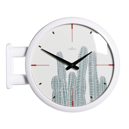Morden Double Clock Cactus(WH)