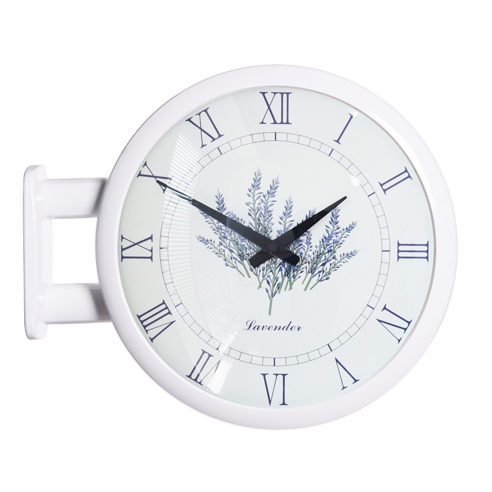 Morden Double Clock Lavender(White)