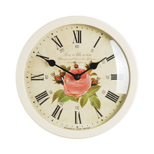 Round Clock Flower1(IV)