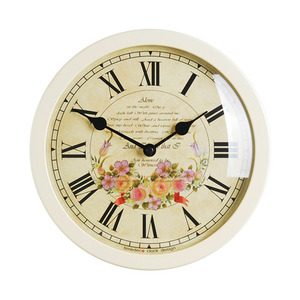 Round Clock Flower5(IV)