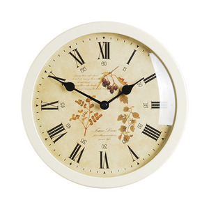 Round Clock Flower6(IV)
