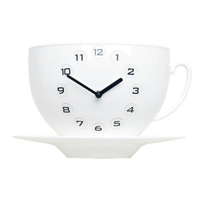 Coffee Cup Clock (WH) 