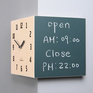 Blackboard Corner Clock